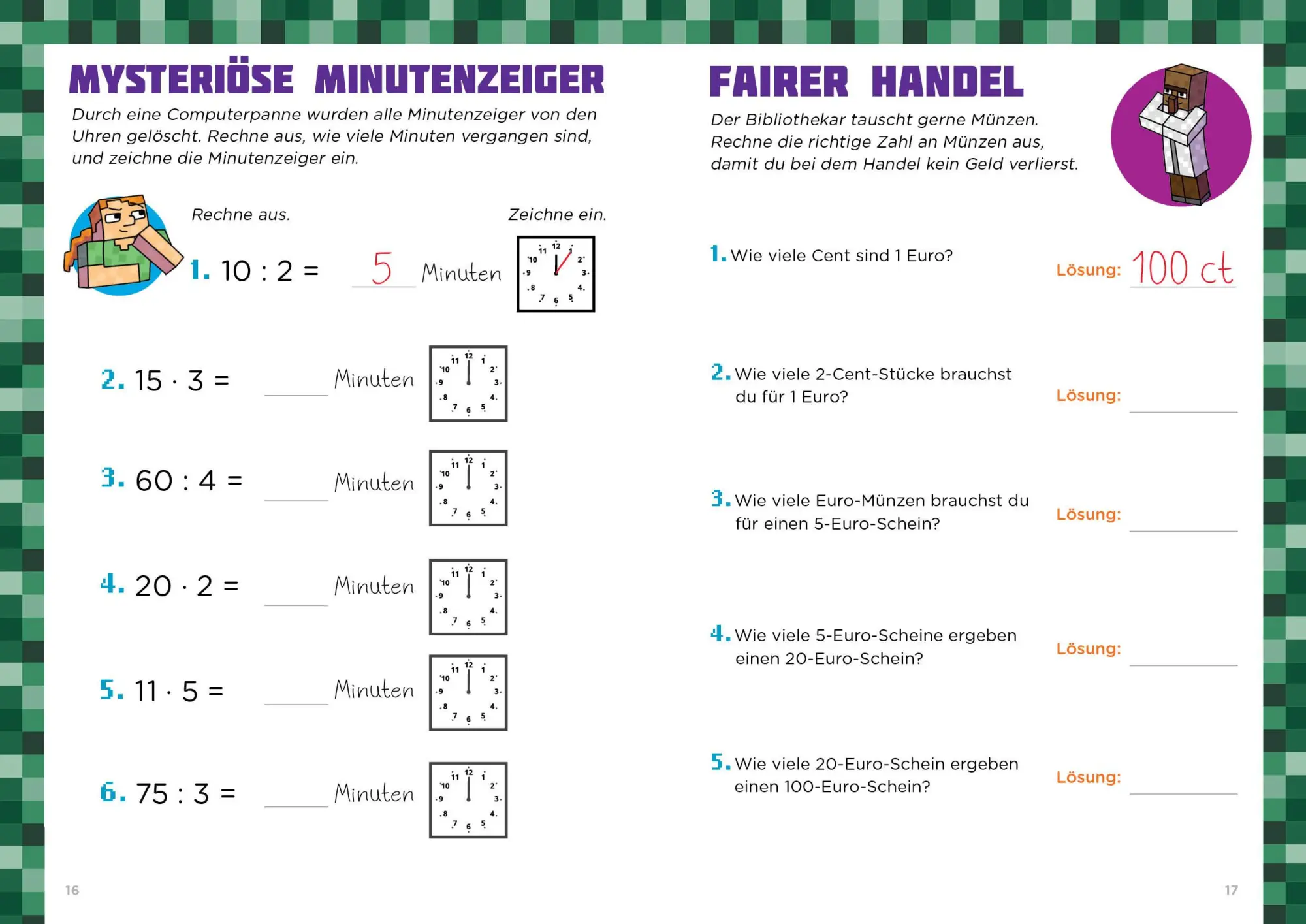 Bild: 9783743205970 | Mathe für Minecrafter - Multiplizieren und Dividieren | Amanda Brack