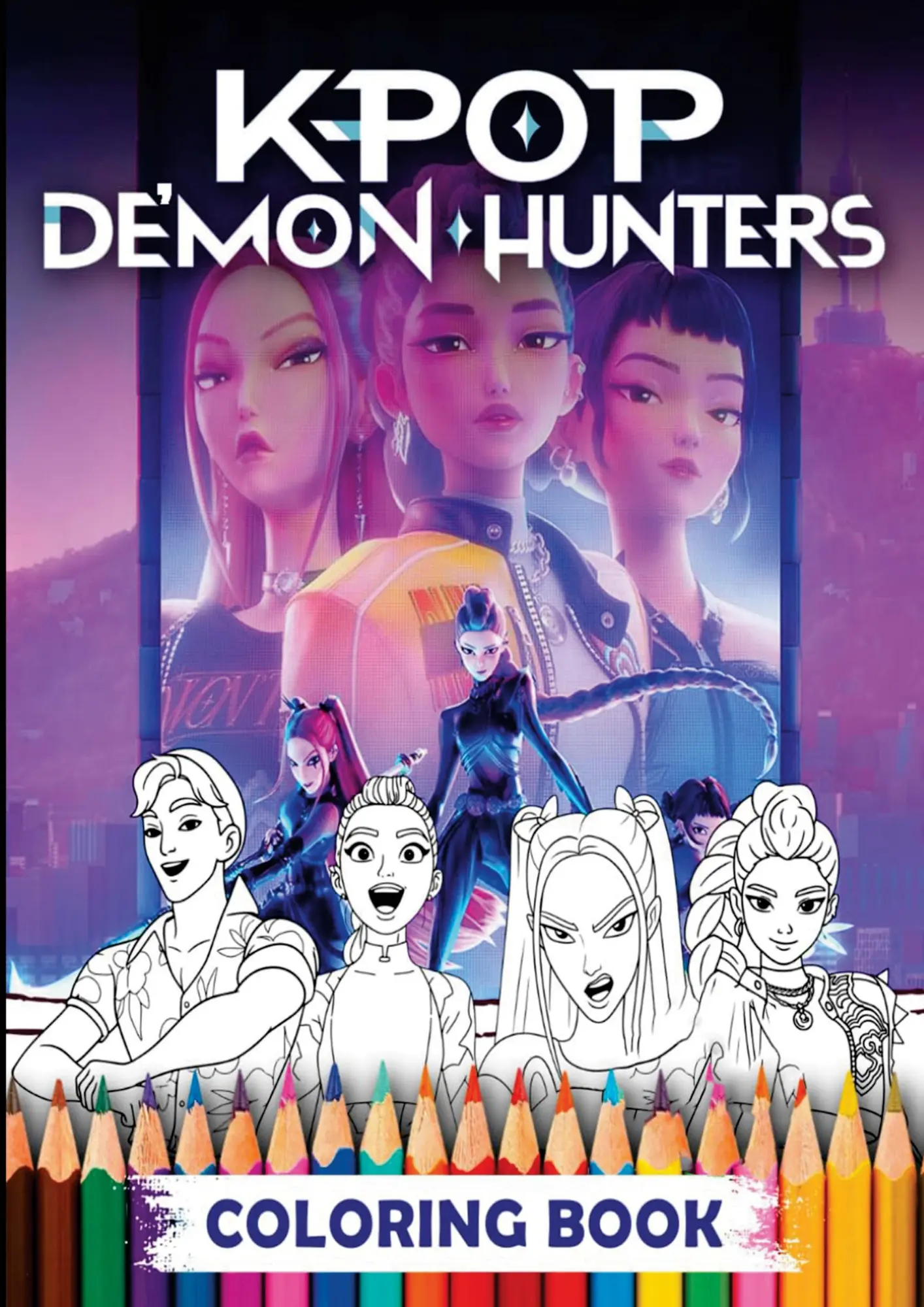 Cover: 9789403895970 | K-pop Demon Hunters Coloring Book | Mimi S. Antoli | Taschenbuch