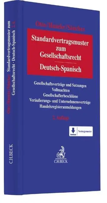 Cover: 9783406666070 | Standardvertragsmuster zum Gesellschaftsrecht | Otto | Buch | XIV