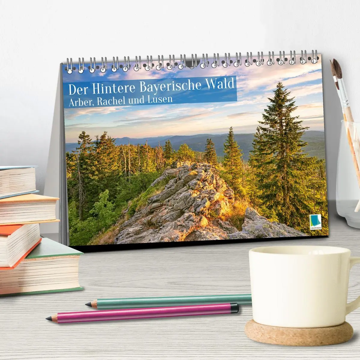 Bild: 9783457466070 | Arber, Rachel und Lusen: Der Hintere Bayerische Wald (Tischkalender...