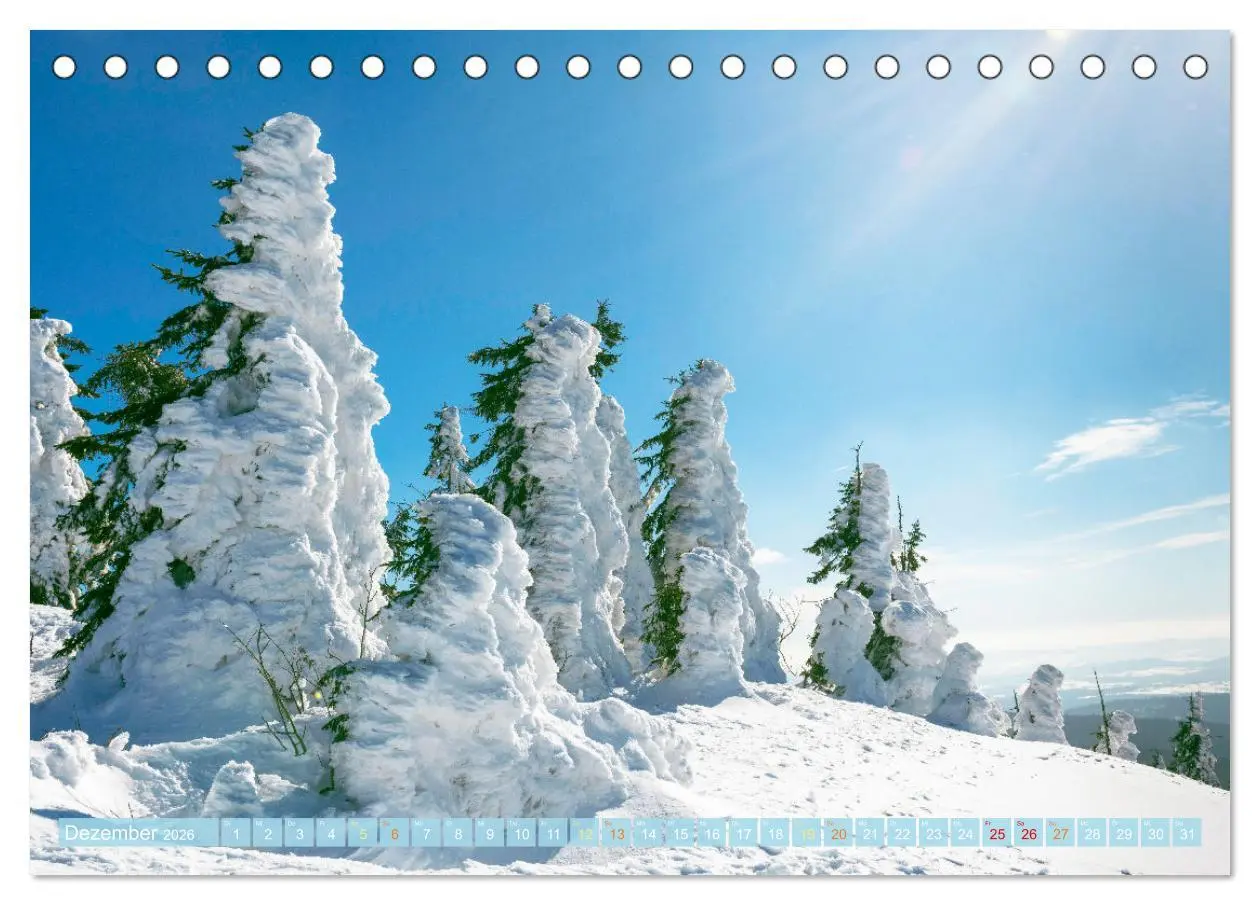 Bild: 9783457466070 | Arber, Rachel und Lusen: Der Hintere Bayerische Wald (Tischkalender...