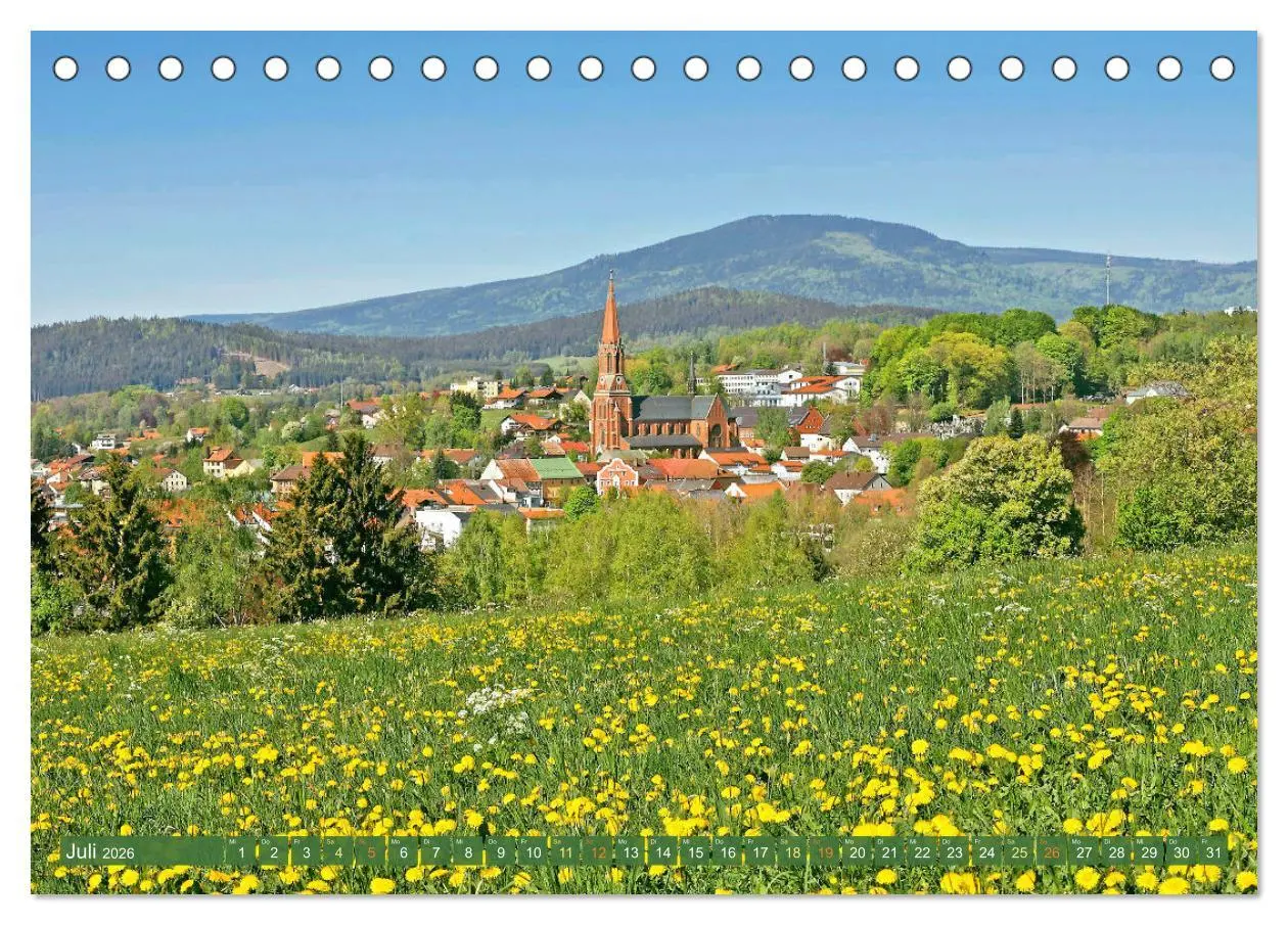 Bild: 9783457466070 | Arber, Rachel und Lusen: Der Hintere Bayerische Wald (Tischkalender...