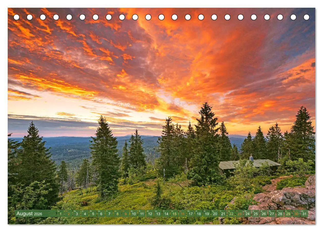 Bild: 9783457466070 | Arber, Rachel und Lusen: Der Hintere Bayerische Wald (Tischkalender...