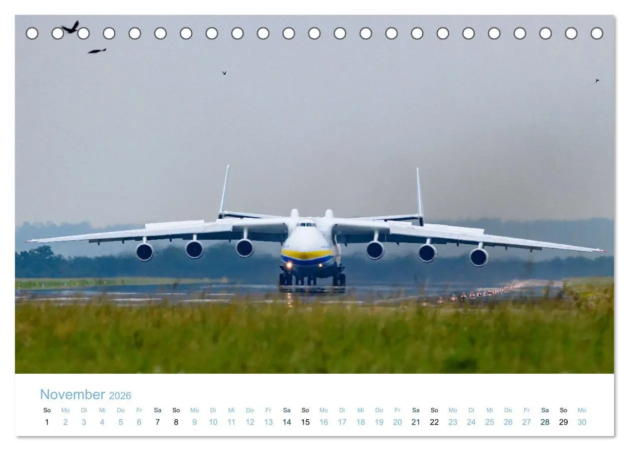Bild: 9783457606070 | ANTONOV AN-225 "MRIJA" (Tischkalender 2026 DIN A5 quer), CALVENDO...