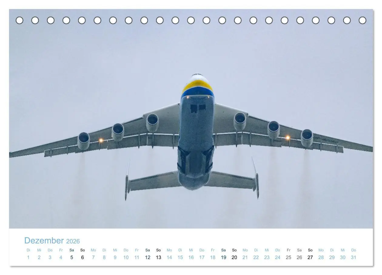 Bild: 9783457606070 | ANTONOV AN-225 "MRIJA" (Tischkalender 2026 DIN A5 quer), CALVENDO...