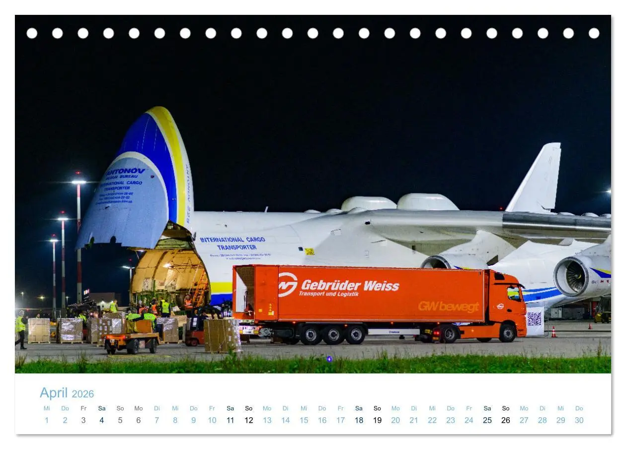 Bild: 9783457606070 | ANTONOV AN-225 "MRIJA" (Tischkalender 2026 DIN A5 quer), CALVENDO...