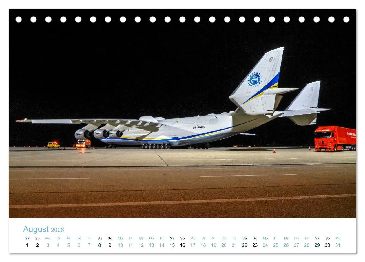 Bild: 9783457606070 | ANTONOV AN-225 "MRIJA" (Tischkalender 2026 DIN A5 quer), CALVENDO...