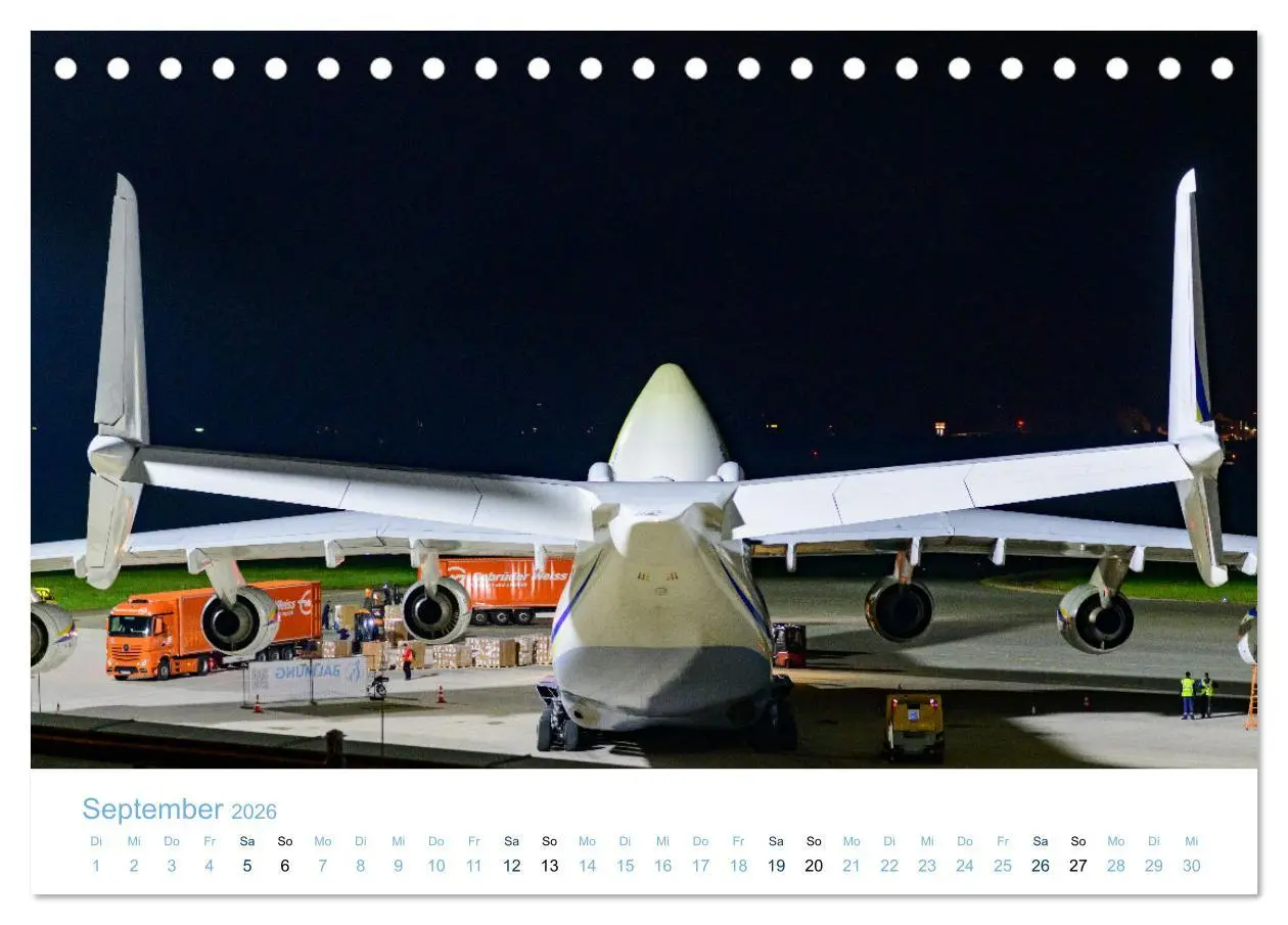 Bild: 9783457606070 | ANTONOV AN-225 "MRIJA" (Tischkalender 2026 DIN A5 quer), CALVENDO...