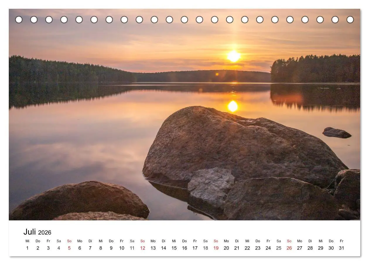 Bild: 9783457776070 | Schwedischer Sommer in Värmland (Tischkalender 2026 DIN A5 quer),...