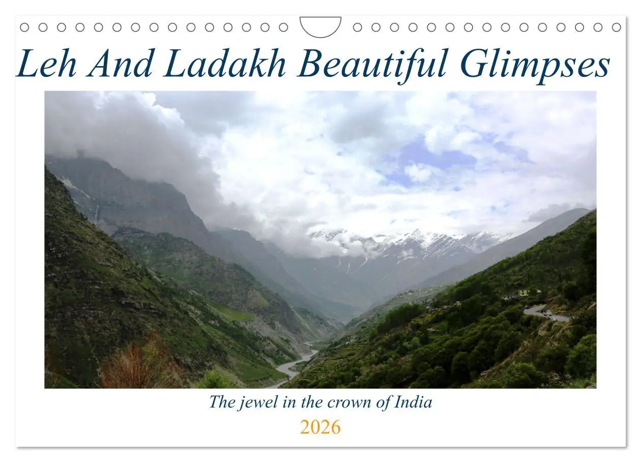 Cover: 9783516556070 | Leh And Ladakh Beautiful Glimpses (Wall Calendar 2026 DIN A4...