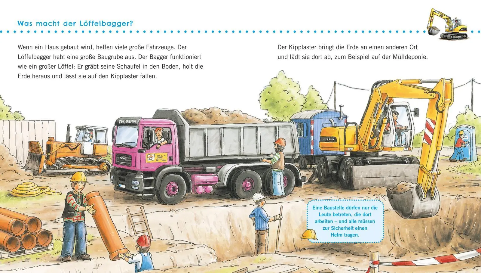 Bild: 9783551036070 | Unkaputtbar: Erstes Wissen: Auf der Baustelle | Petra Klose | Buch