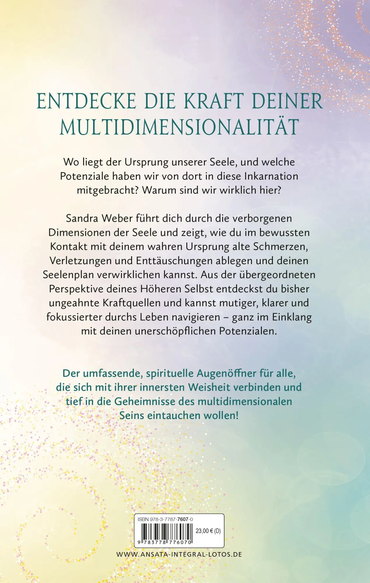Bild: 9783778776070 | Seelenkraft - Entdecke dich selbst | Sandra Weber | Buch | 304 S.