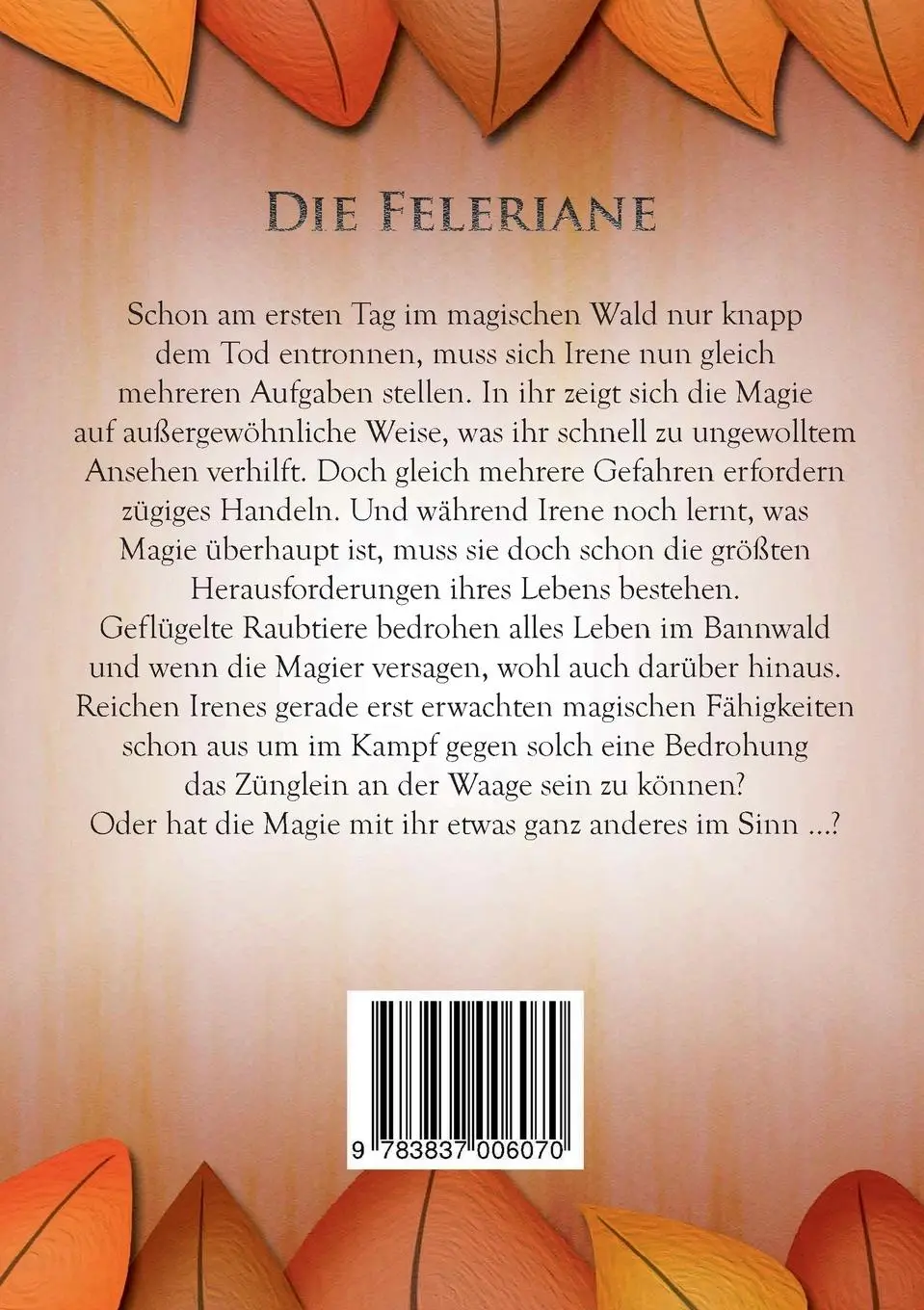 Rückseite: 9783837006070 | Der Bannwald Teil 2 | Die Feleriane | Nimrodus | Taschenbuch | 236 S.