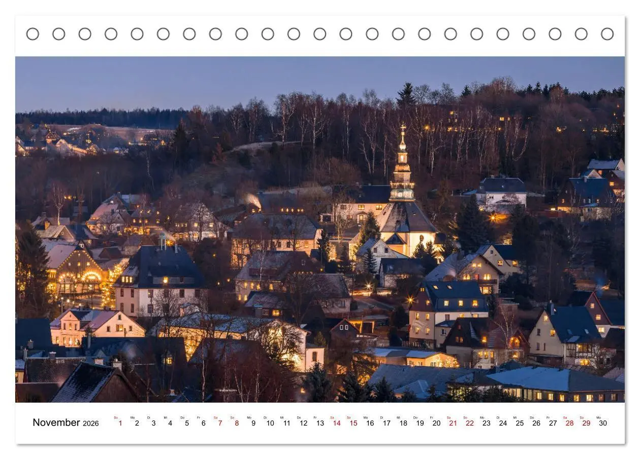 Bild: 9783457836170 | Einblicke in das Erzgebirge (Tischkalender 2026 DIN A5 quer),...