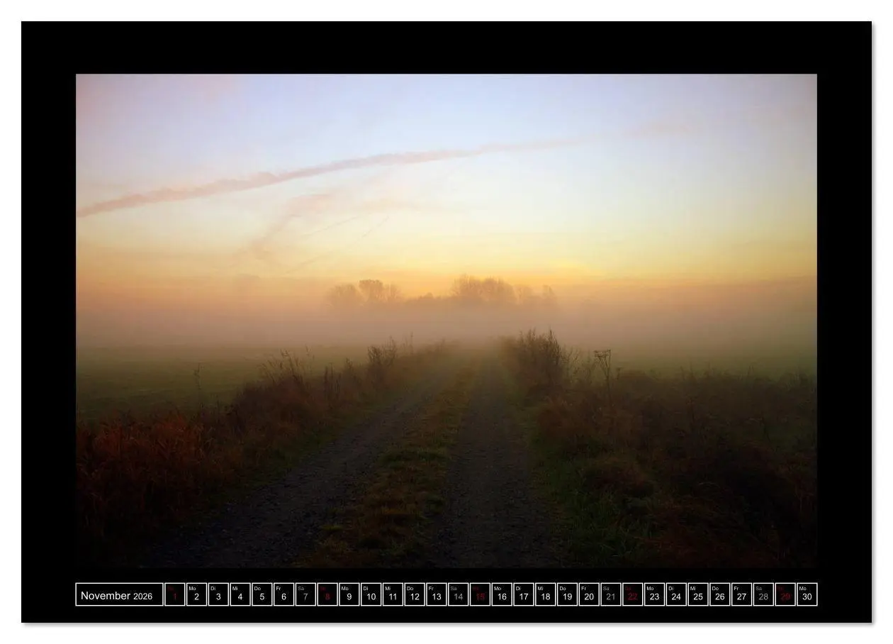 Bild: 9783457906170 | Lichtlandschaft Worpswede (Wandkalender 2026 DIN A3 quer), CALVENDO...