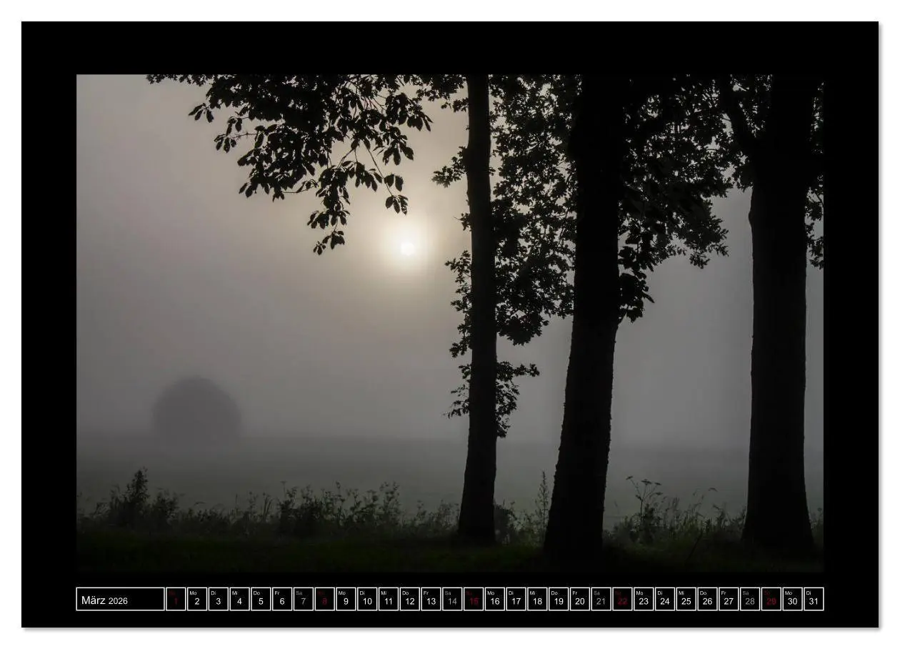 Bild: 9783457906170 | Lichtlandschaft Worpswede (Wandkalender 2026 DIN A3 quer), CALVENDO...
