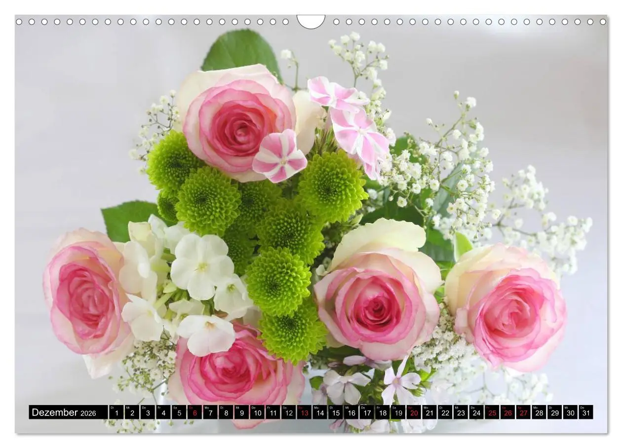 Bild: 9783516096170 | Bunte Sträuße (Wandkalender 2026 DIN A3 quer), CALVENDO Monatskalender