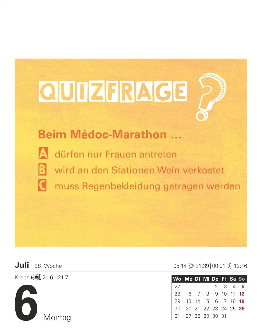 Bild: 9783840036170 | Ist es wahr, dass ...? Tagesabreißkalender 2026 - Alltagswissen auf...