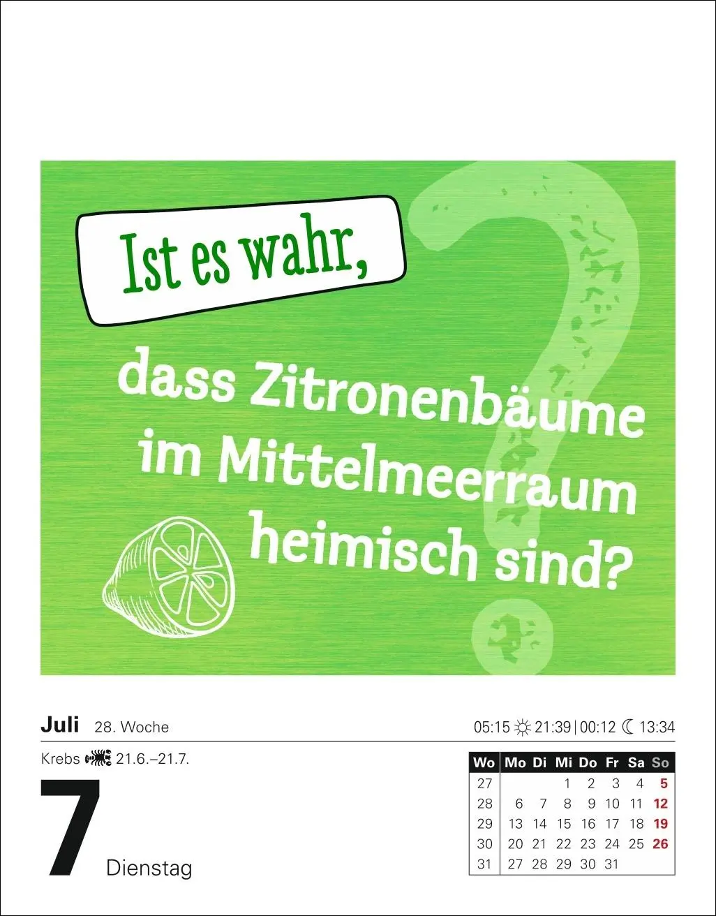 Bild: 9783840036170 | Ist es wahr, dass ...? Tagesabreißkalender 2026 - Alltagswissen auf...