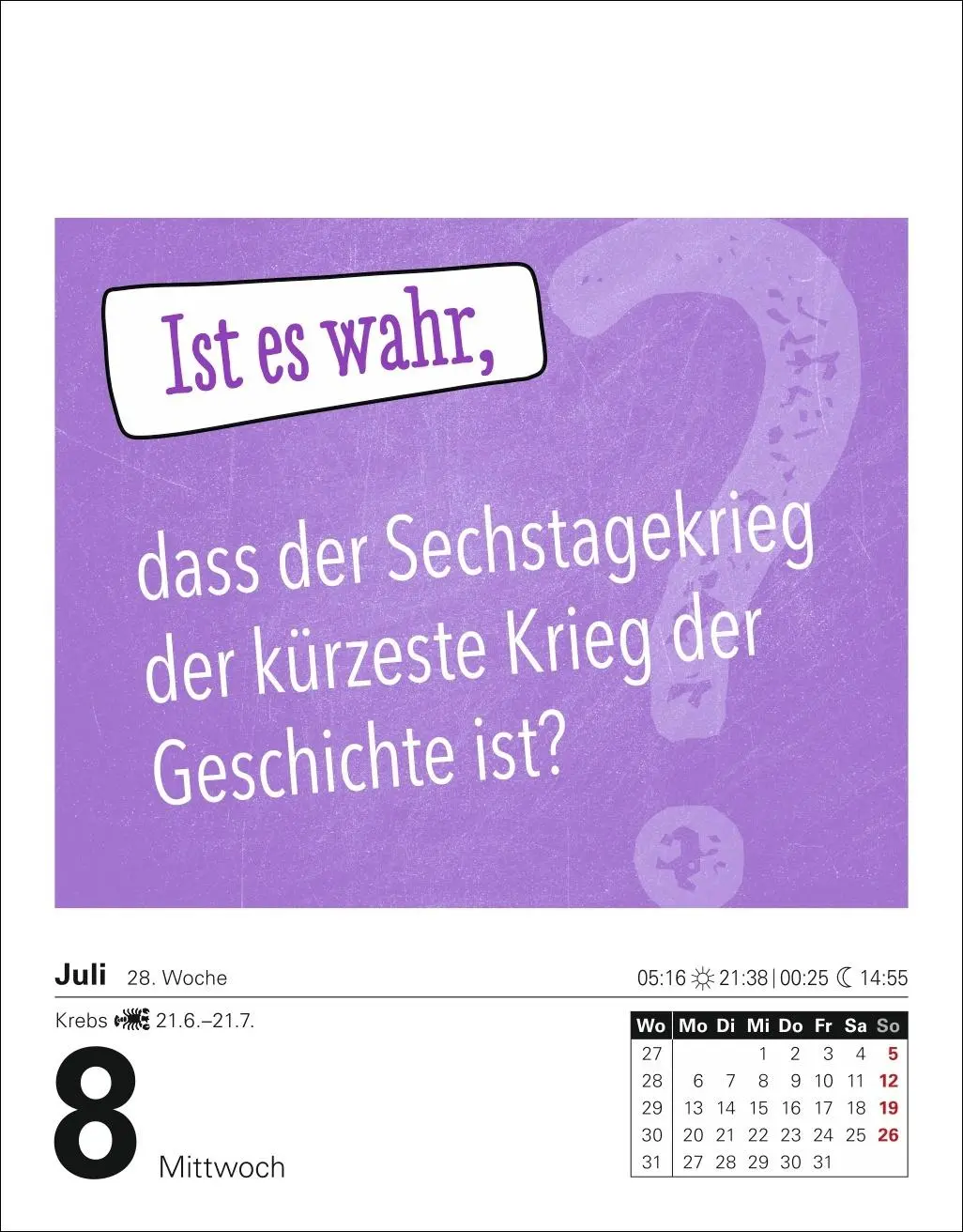 Bild: 9783840036170 | Ist es wahr, dass ...? Tagesabreißkalender 2026 - Alltagswissen auf...