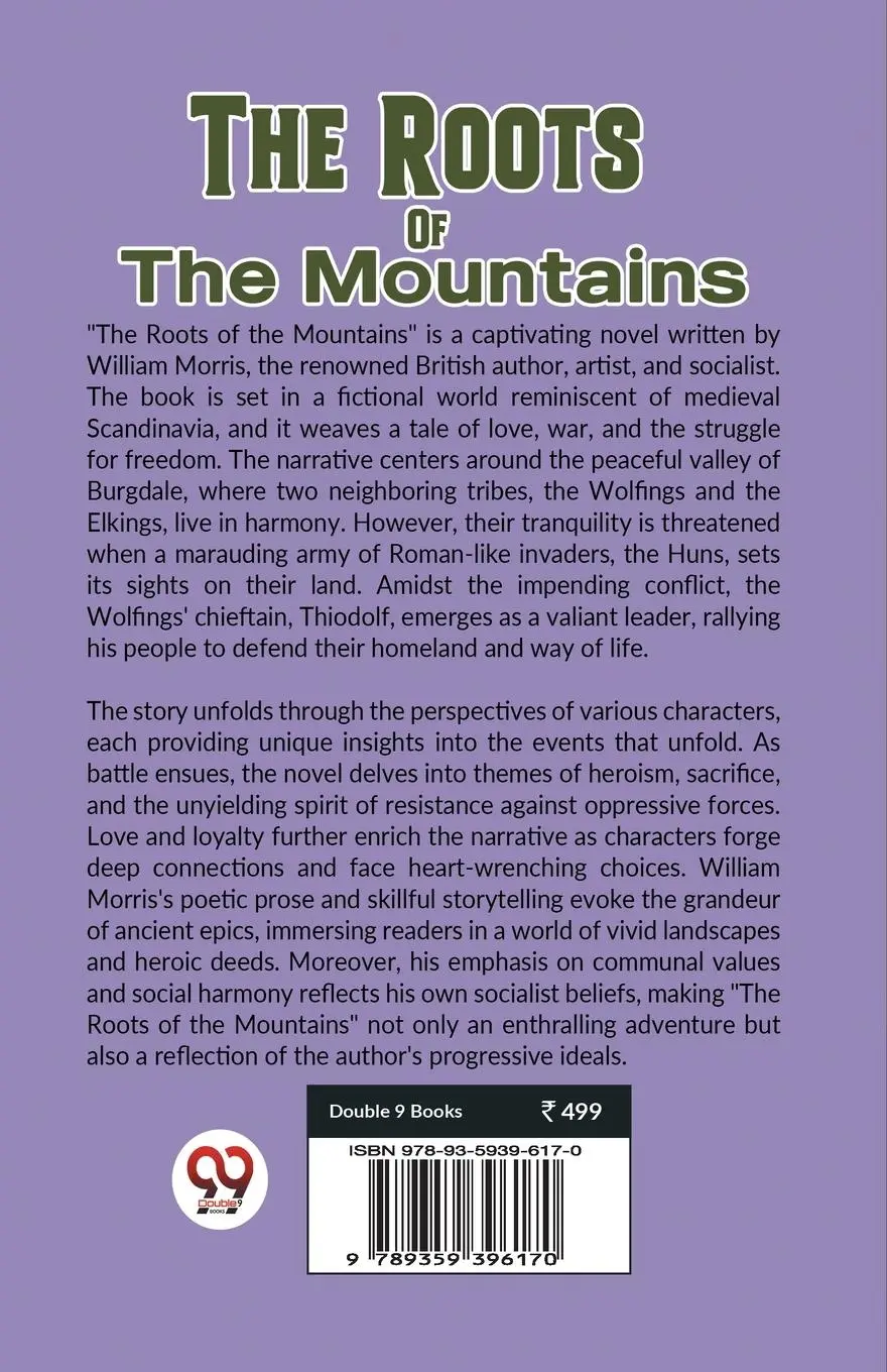 Rückseite: 9789359396170 | The Roots Of The Mountains | William Morris | Taschenbuch | Englisch