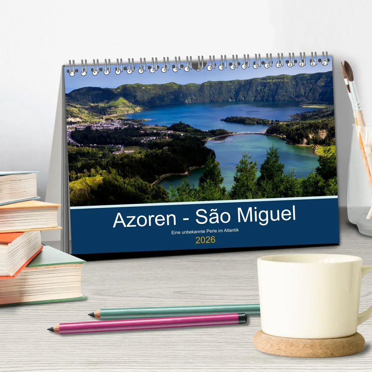 Bild: 9783457756270 | Azoren - São Miguel (Tischkalender 2026 DIN A5 quer), CALVENDO...