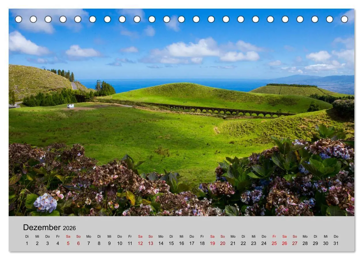 Bild: 9783457756270 | Azoren - São Miguel (Tischkalender 2026 DIN A5 quer), CALVENDO...