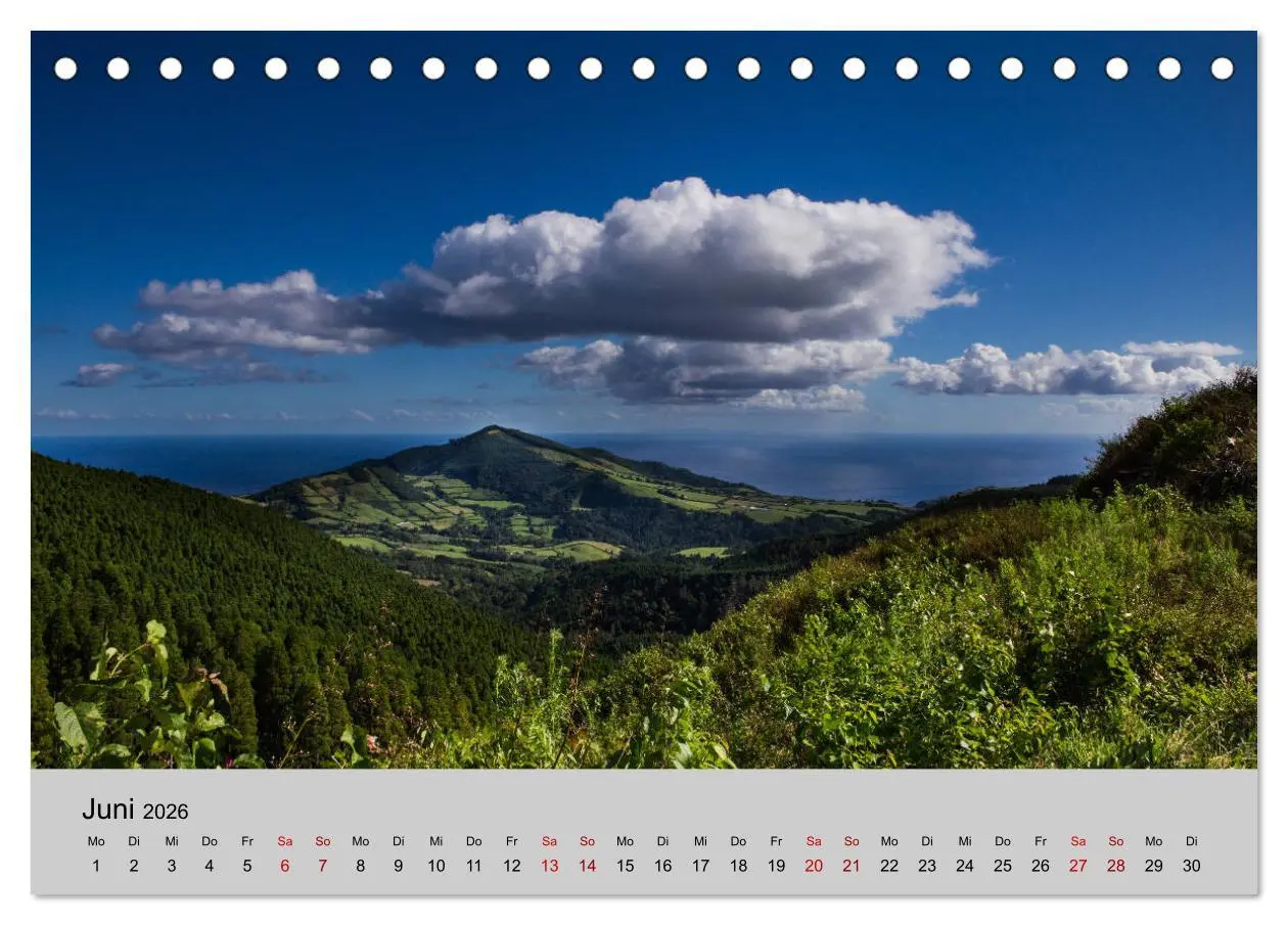 Bild: 9783457756270 | Azoren - São Miguel (Tischkalender 2026 DIN A5 quer), CALVENDO...