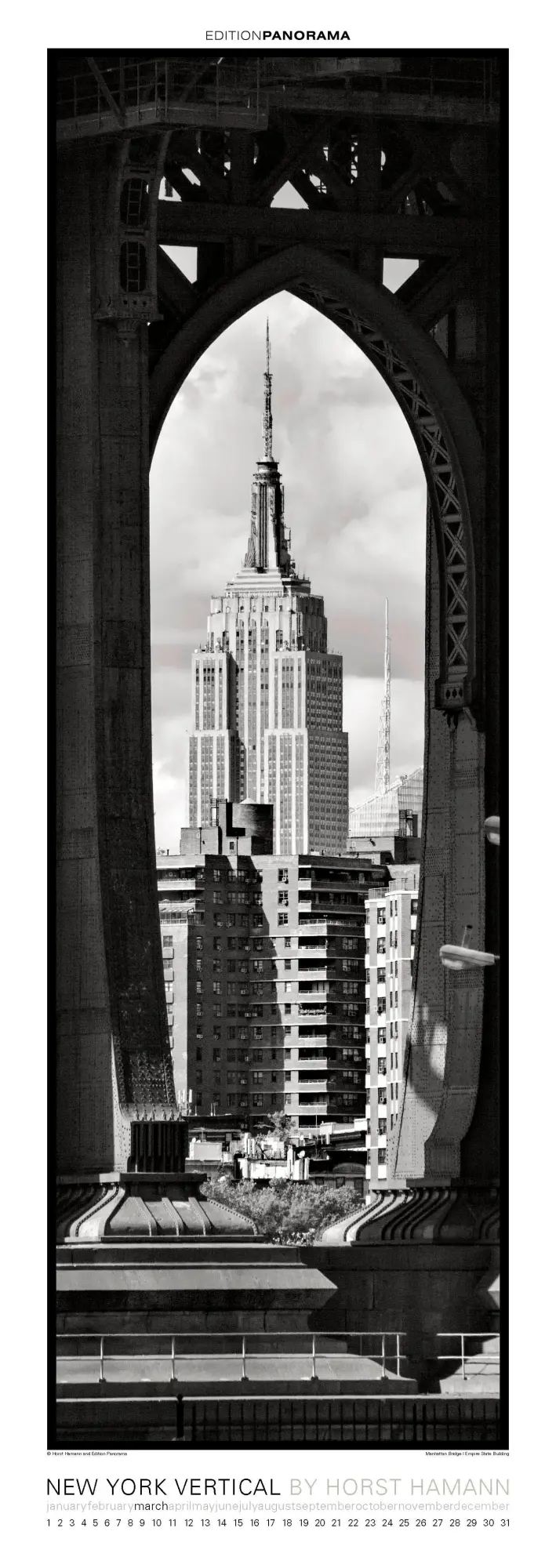 Bild: 9783898236270 | New York Vertical | Immerwährender Vertikal-Kalender, 40 x 110 cm