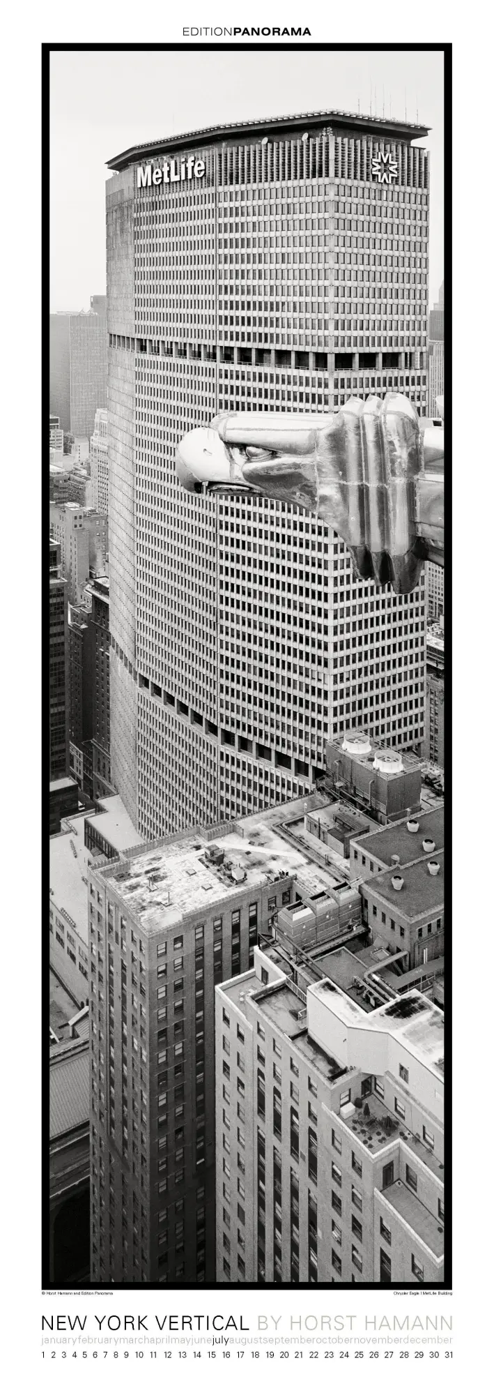 Bild: 9783898236270 | New York Vertical | Immerwährender Vertikal-Kalender, 40 x 110 cm