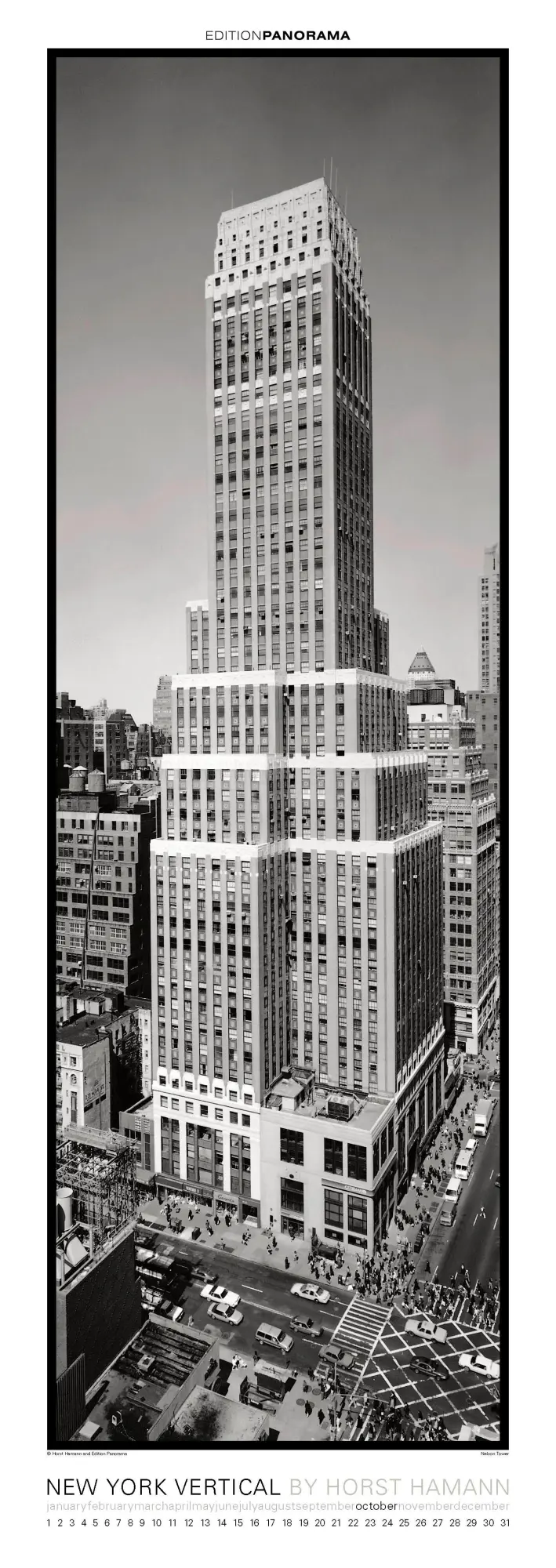 Bild: 9783898236270 | New York Vertical | Immerwährender Vertikal-Kalender, 40 x 110 cm