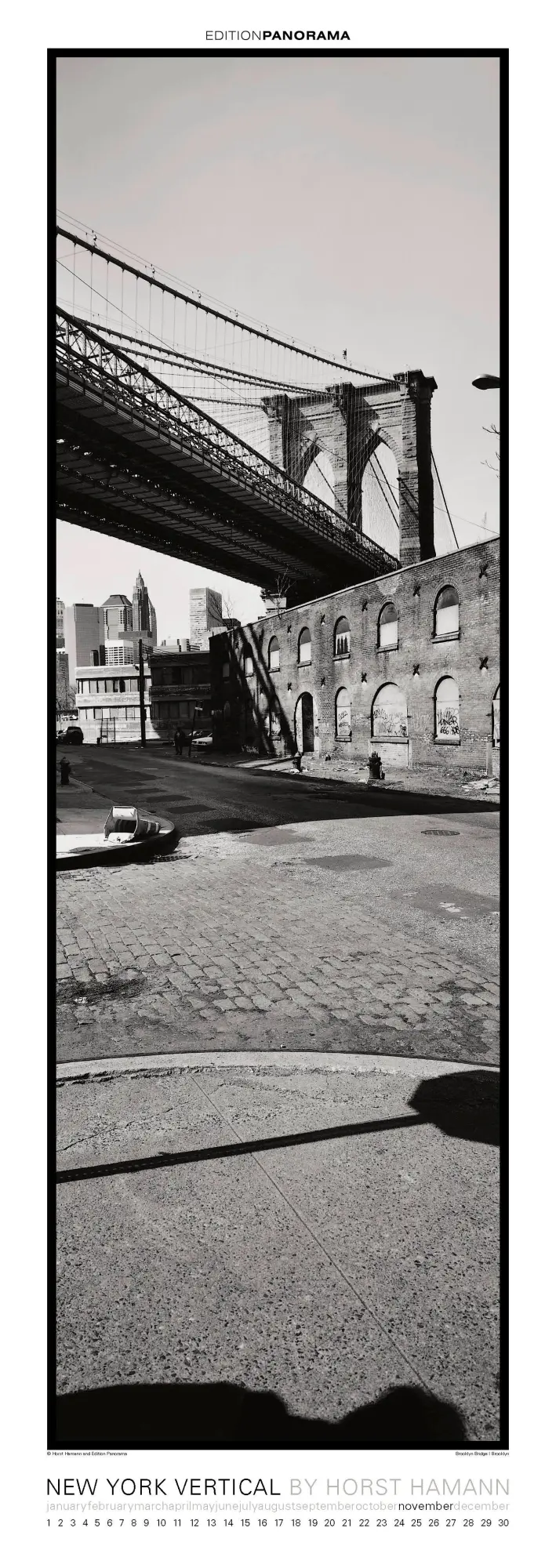 Bild: 9783898236270 | New York Vertical | Immerwährender Vertikal-Kalender, 40 x 110 cm