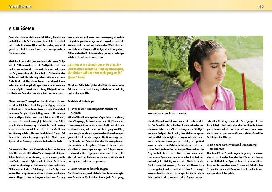 Bild: 9783944526270 | Psychologisch orientiertes Golftraining | Nina Nittinger (u. a.)