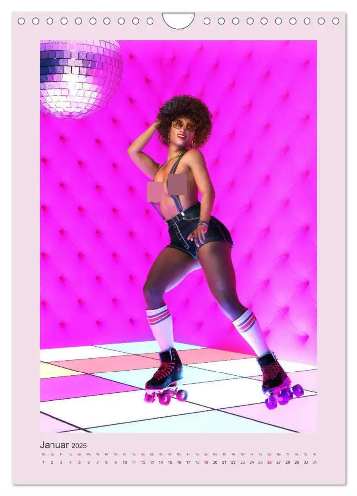 Bild: 9783435896370 | Pin Up Tänzerinnen (Wandkalender 2025 DIN A4 hoch), CALVENDO...