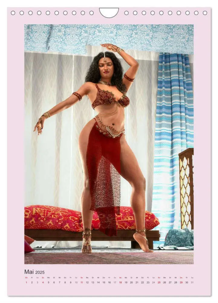 Bild: 9783435896370 | Pin Up Tänzerinnen (Wandkalender 2025 DIN A4 hoch), CALVENDO...