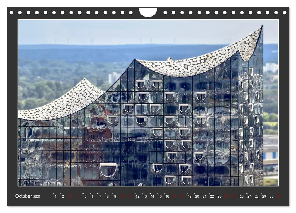 Bild: 9783457366370 | Wahrzeichen Elbphilharmonie (Wandkalender 2026 DIN A4 quer),...