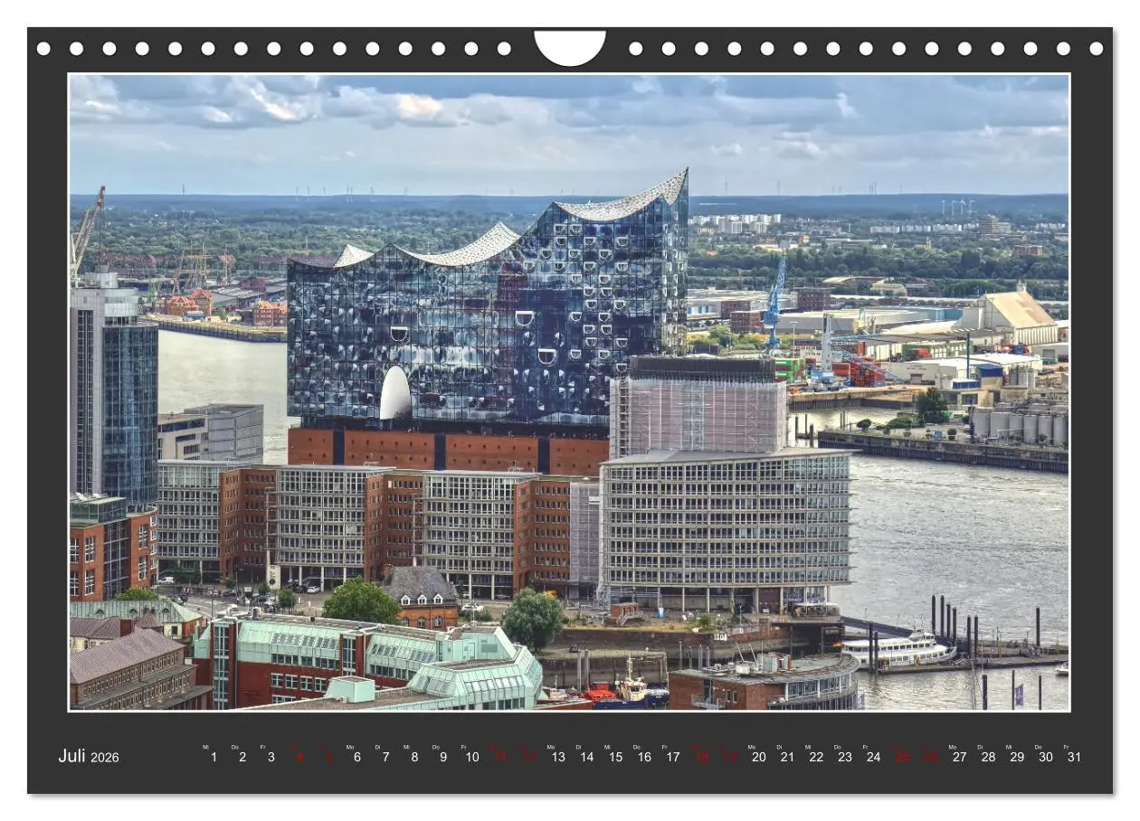 Bild: 9783457366370 | Wahrzeichen Elbphilharmonie (Wandkalender 2026 DIN A4 quer),...