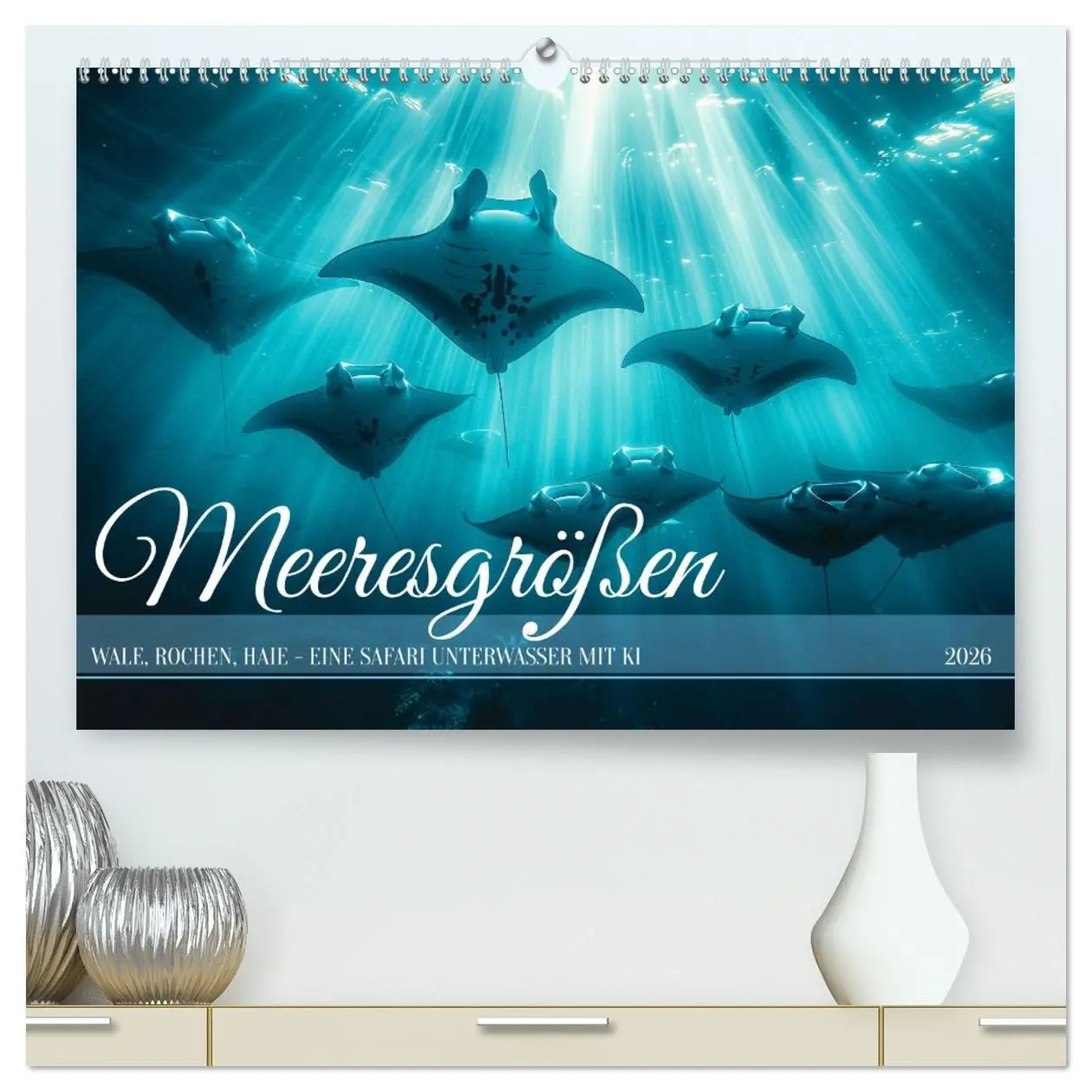 Cover: 9783457436370 | Meeresgrößen (hochwertiger Premium Wandkalender 2026 DIN A2 quer),...