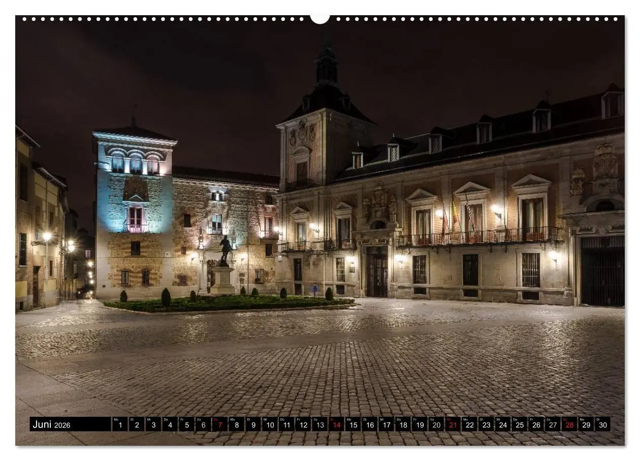 Bild: 9783457986370 | Madrid bei Nacht (Wandkalender 2026 DIN A2 quer), CALVENDO...