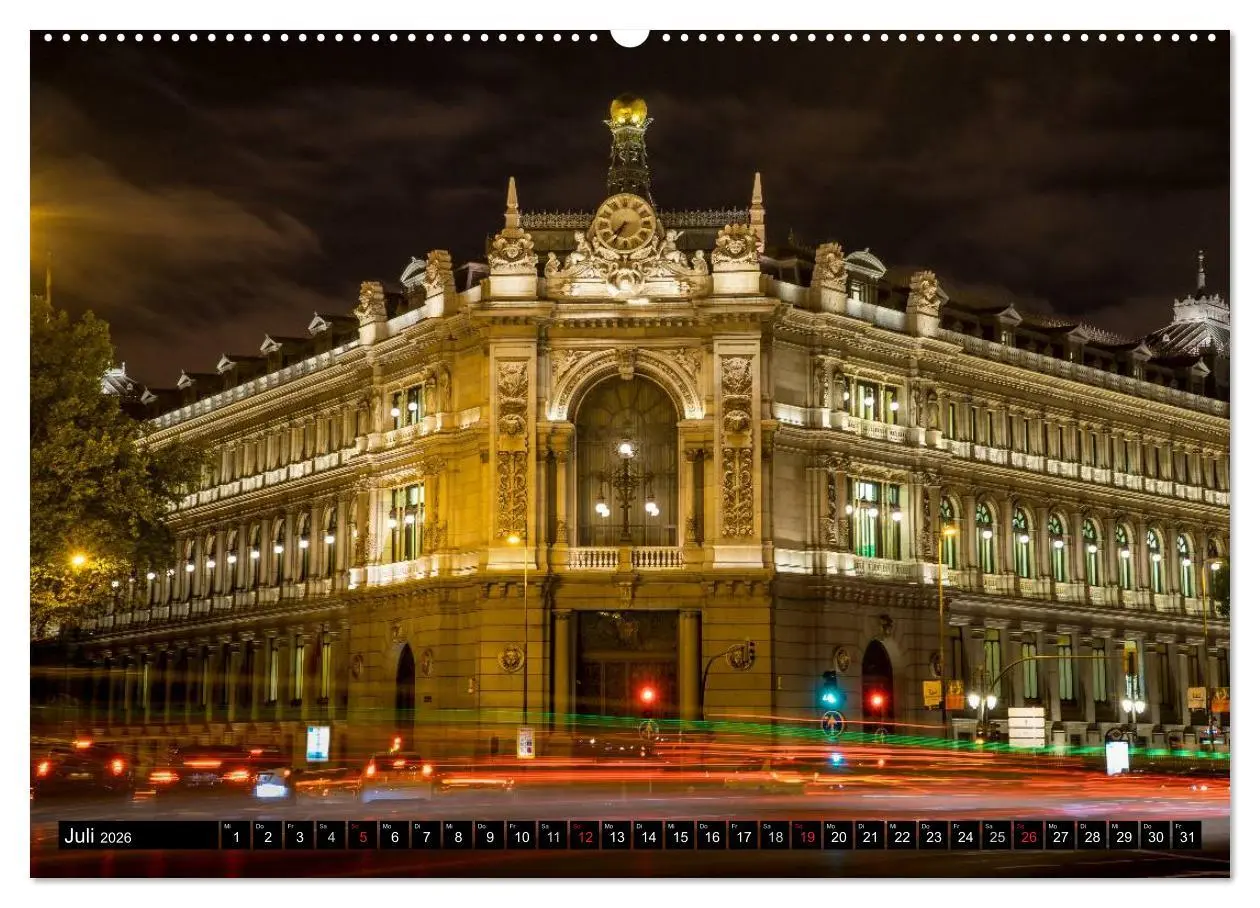 Bild: 9783457986370 | Madrid bei Nacht (Wandkalender 2026 DIN A2 quer), CALVENDO...