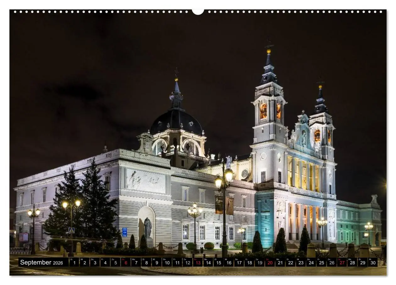 Bild: 9783457986370 | Madrid bei Nacht (Wandkalender 2026 DIN A2 quer), CALVENDO...