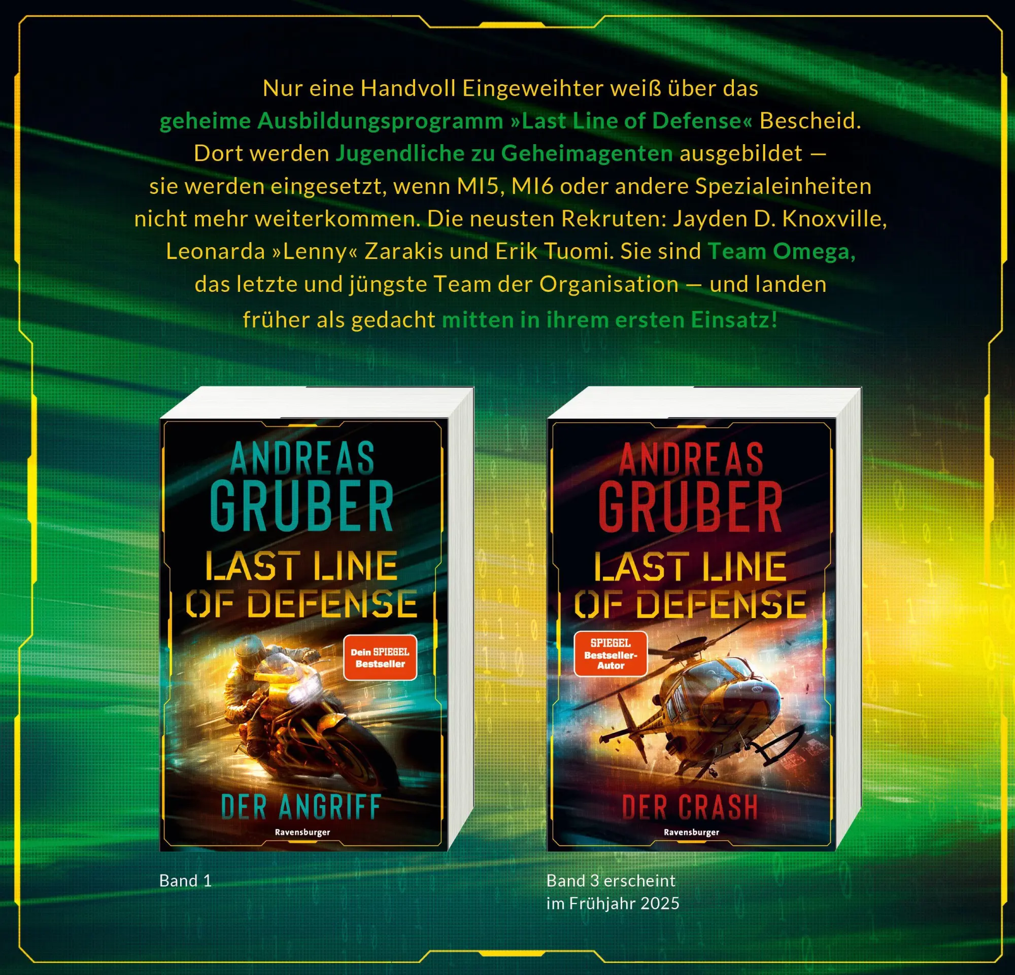 Bild: 9783473586370 | Last Line of Defense, Band 2 - Die Bedrohung | Andreas Gruber | Buch