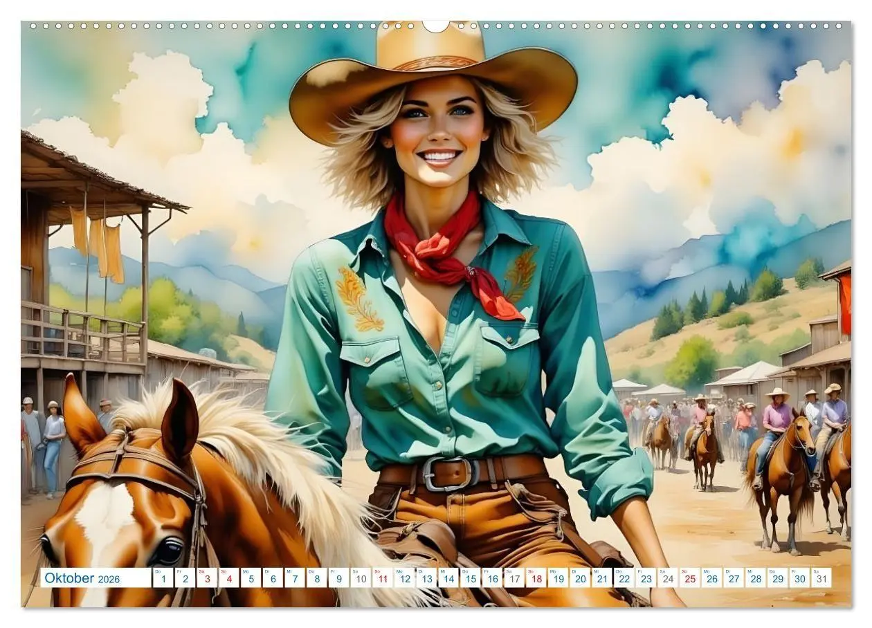 Bild: 9783516696370 | Königinnen der Reitkunst (Wandkalender 2026 DIN A2 quer), CALVENDO...