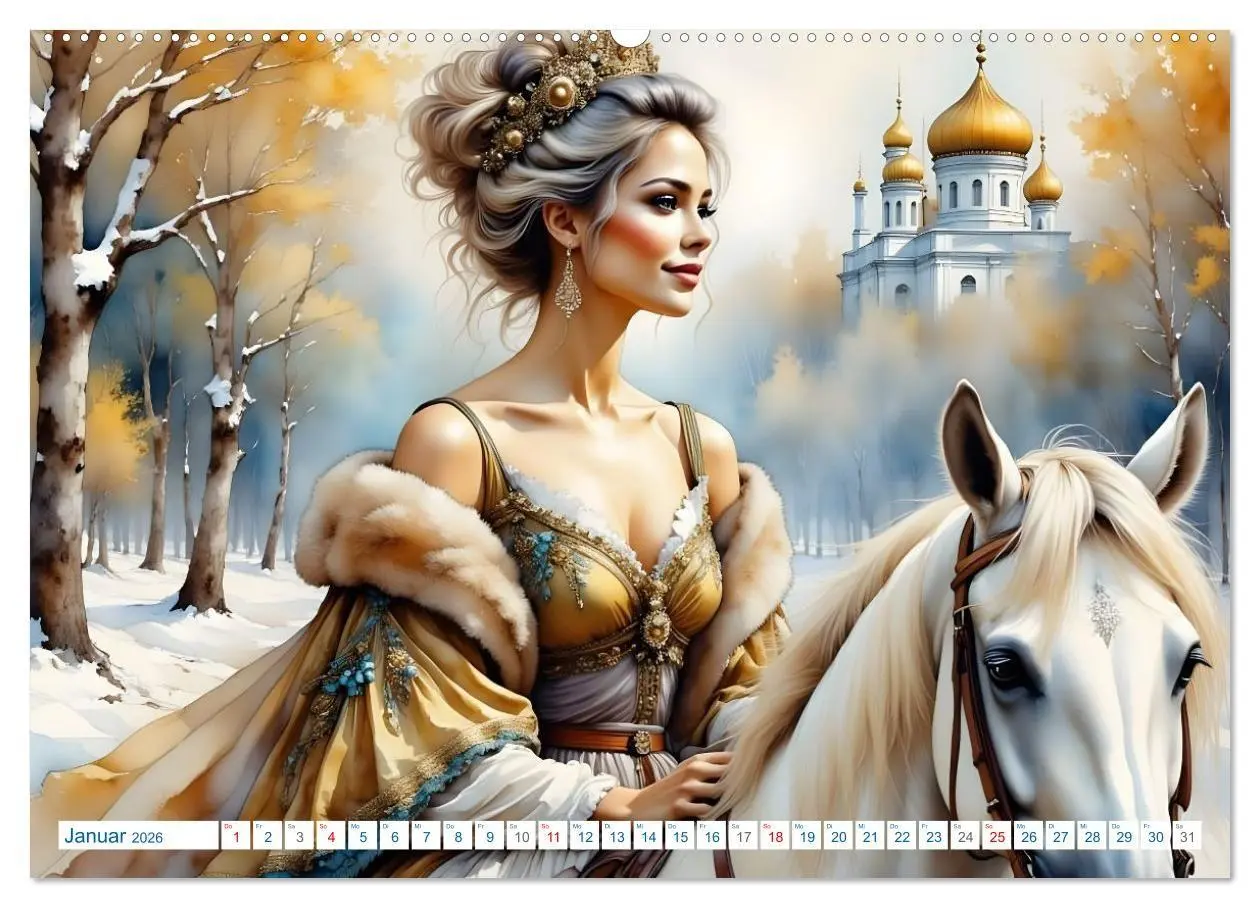 Bild: 9783516696370 | Königinnen der Reitkunst (Wandkalender 2026 DIN A2 quer), CALVENDO...