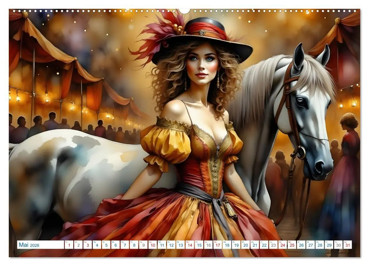 Bild: 9783516696370 | Königinnen der Reitkunst (Wandkalender 2026 DIN A2 quer), CALVENDO...
