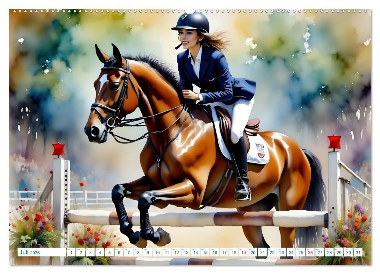 Bild: 9783516696370 | Königinnen der Reitkunst (Wandkalender 2026 DIN A2 quer), CALVENDO...