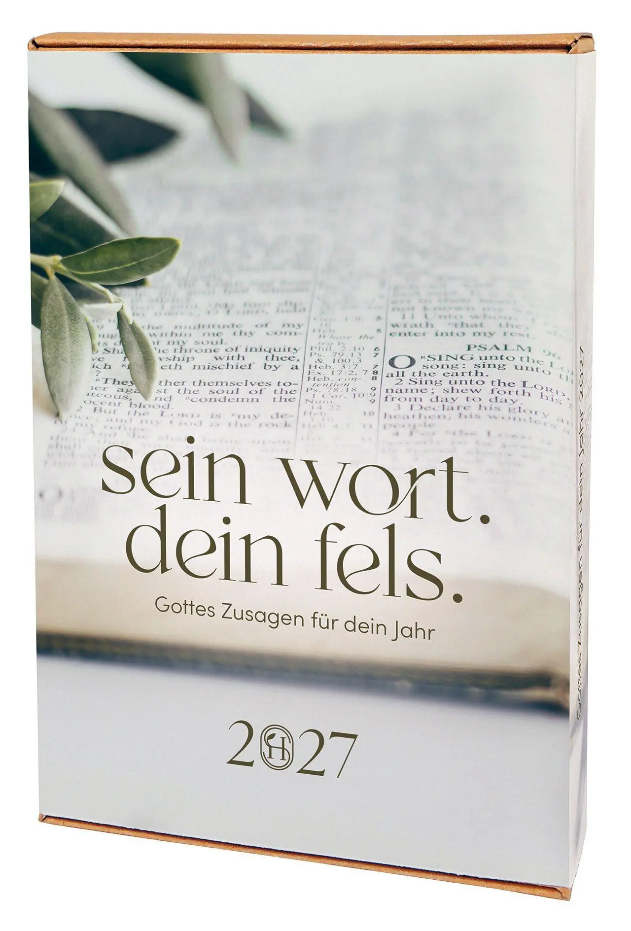 Cover: 9783754816370 | Sein Wort. Dein Fels. 2027 | Gottes Zusagen für dein Jahr | Kalender