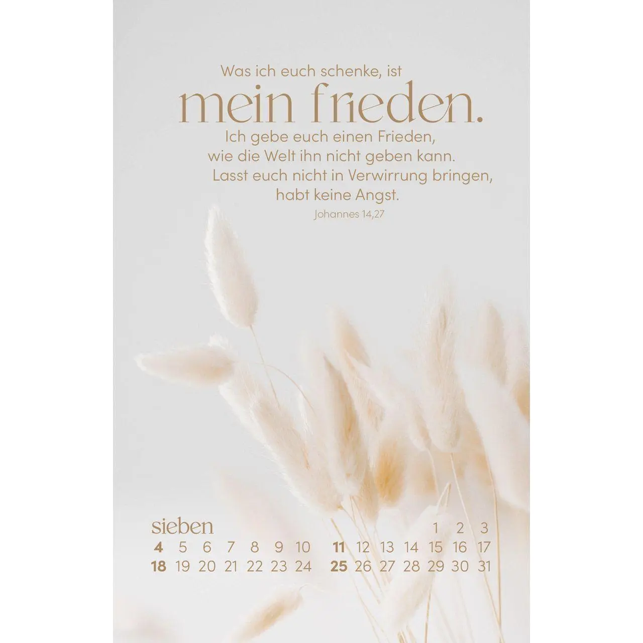 Bild: 9783754816370 | Sein Wort. Dein Fels. 2027 | Gottes Zusagen für dein Jahr | Kalender