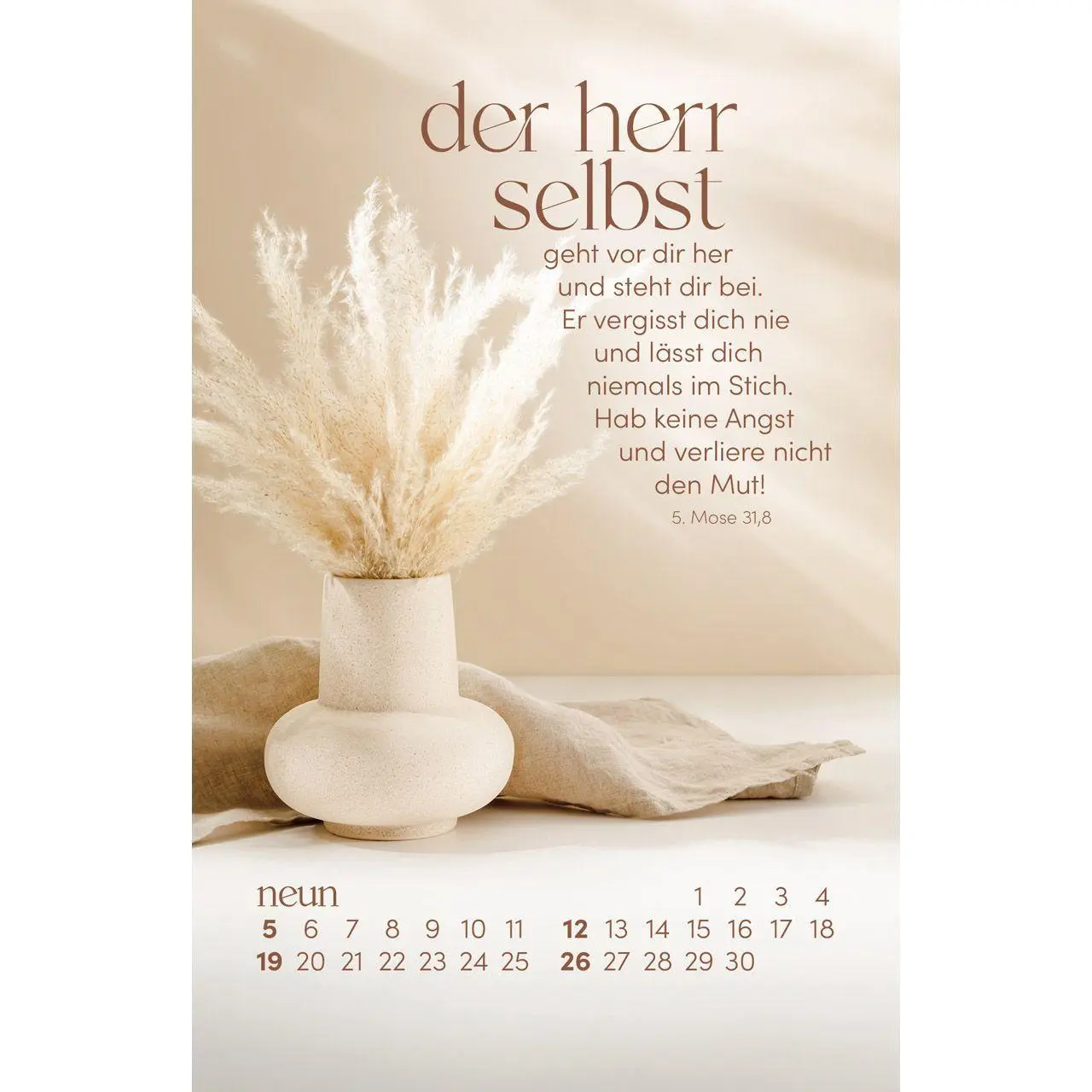 Bild: 9783754816370 | Sein Wort. Dein Fels. 2027 | Gottes Zusagen für dein Jahr | Kalender