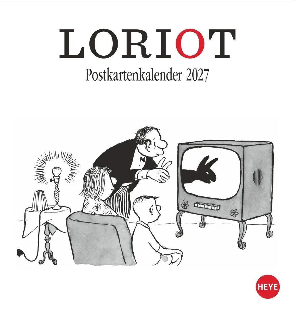 Cover: 9783756416370 | Loriot Postkartenkalender 2027 | Loriot | Kalender | Spiralbindung